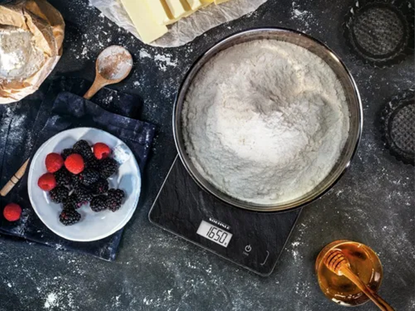 Slate Kitchen Scale 5Kg with Precision Measurement, Extra-Slim Digital LCD