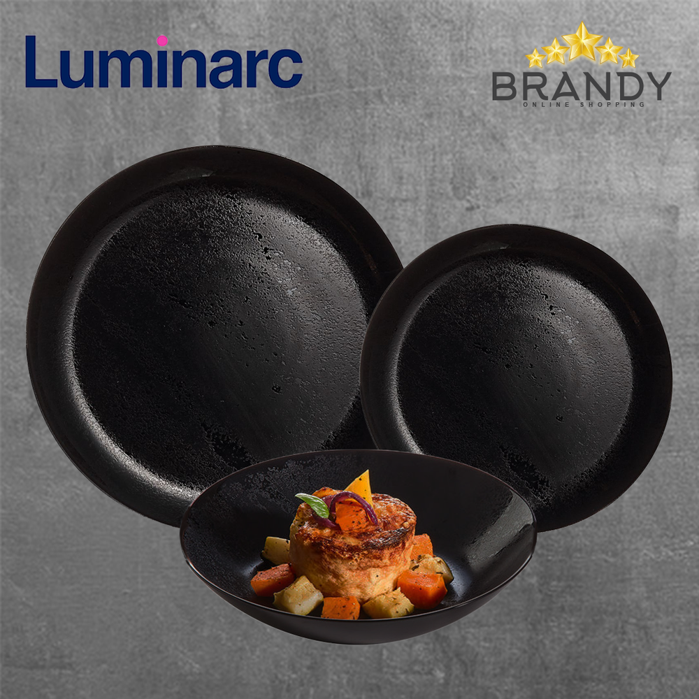 Diana Matte Black Dinner Set 18pcs