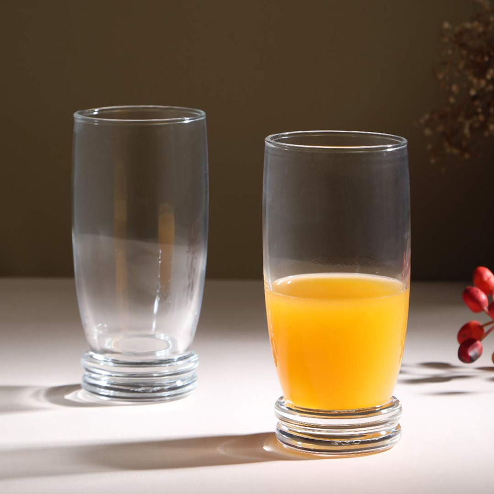 Cortina Long Cups Set 6pcs, 33cl Glass Drinkware