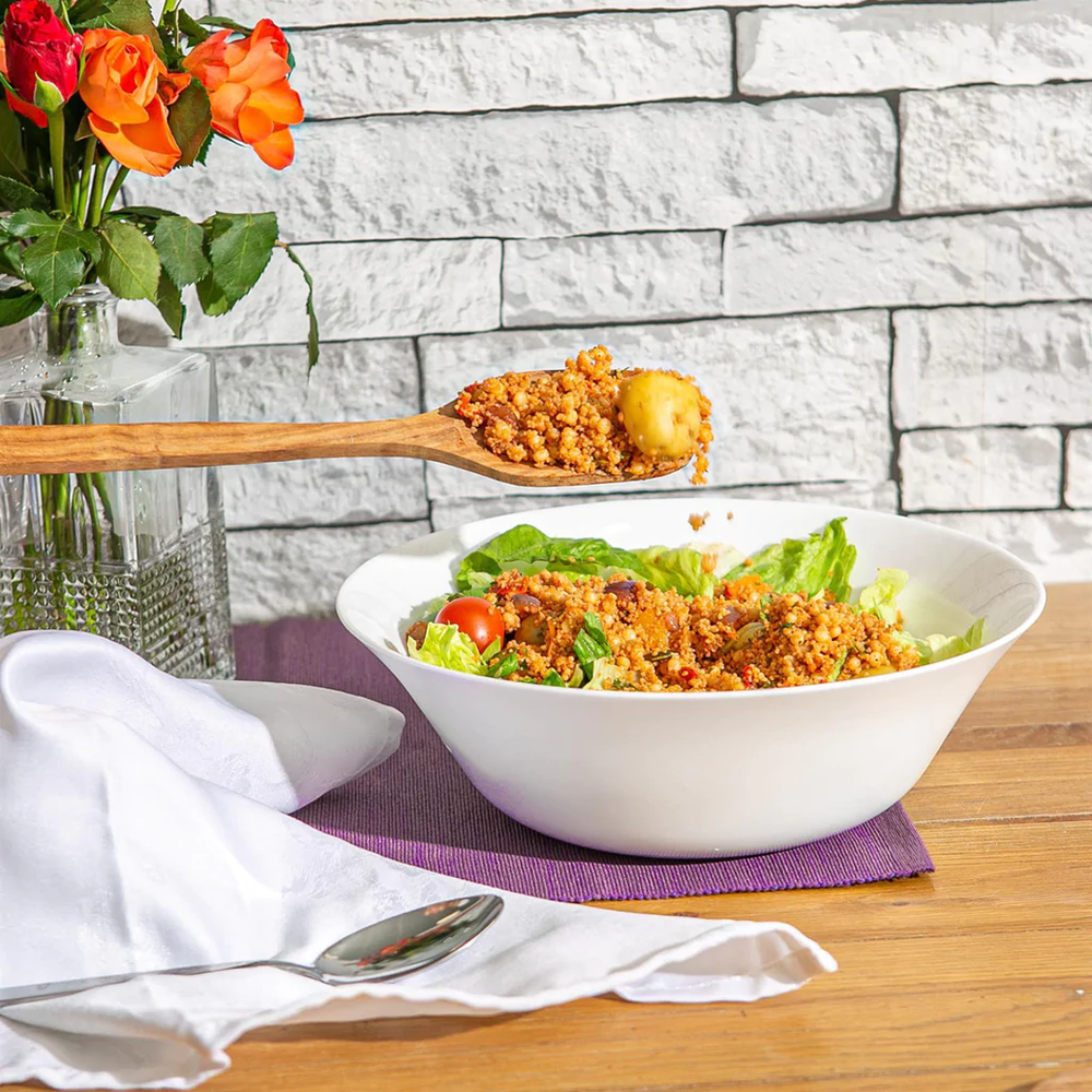 White Moon Salad Bowl 25cm