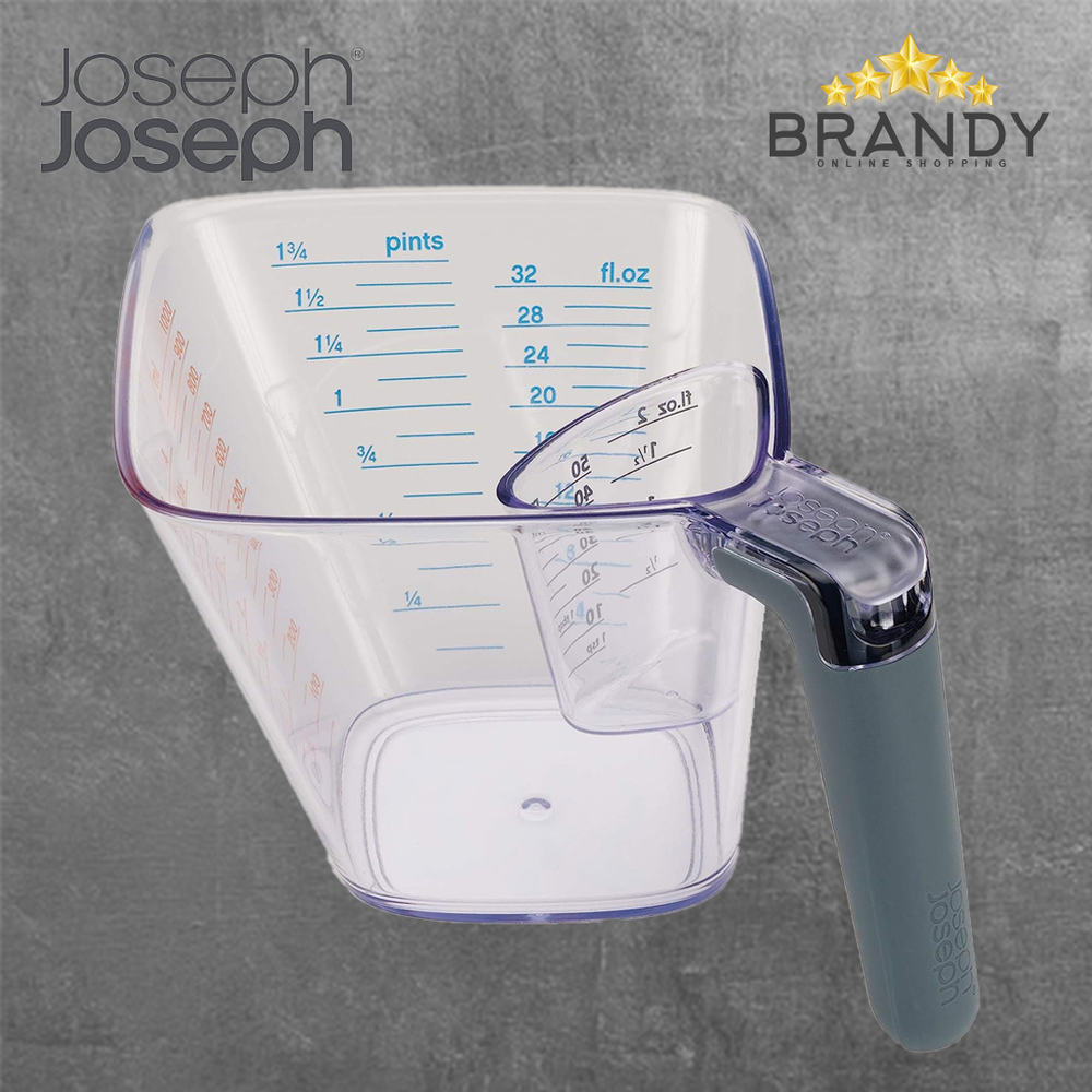 Align 2-piece Easy-read Grey Measuring Jug Set