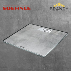 Soehnle Style Sense Compact 300 Concrete Digital Bathroom Scale 180kg