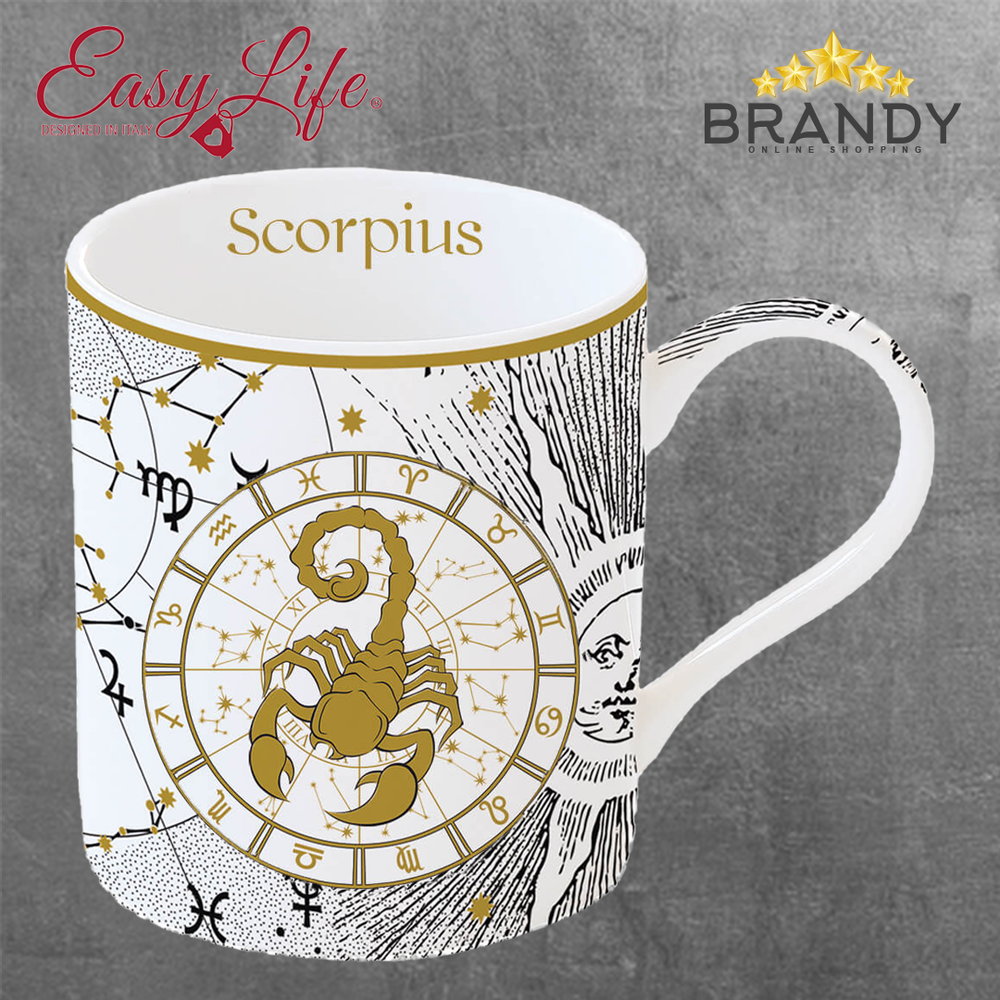 Zodiac Mug Scorpius Porcelain 350ml