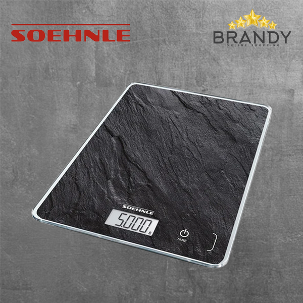 Slate Kitchen Scale 5Kg with Precision Measurement, Extra-Slim Digital LCD