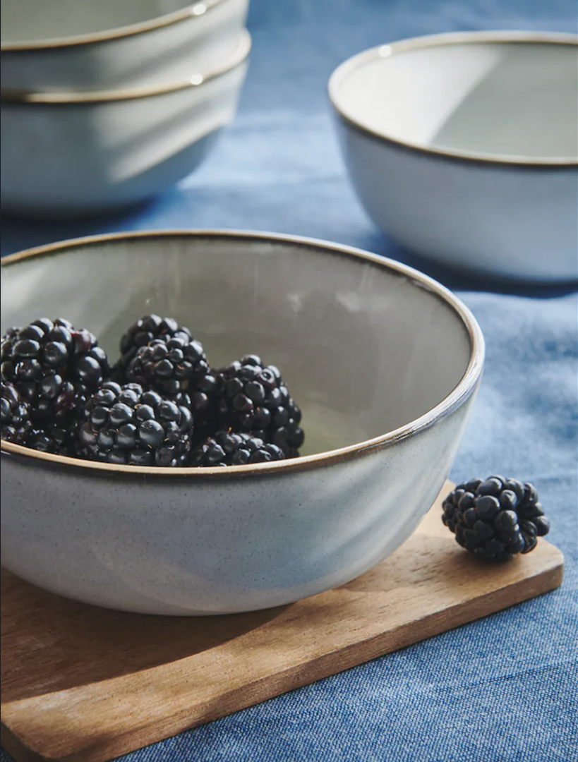 Sandy Grey Bowls Set 6pcs, Porcelain, 11cm & 14cm