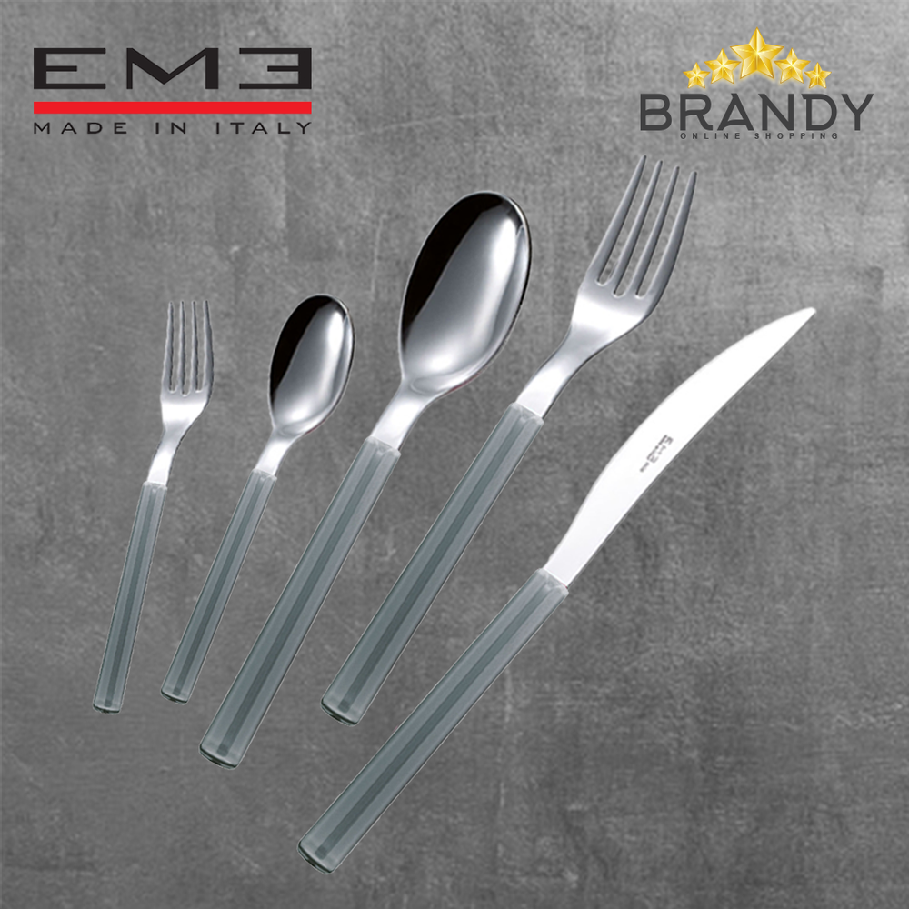 Sky Grey Cutlery Set 30pcs - Stainless Steel