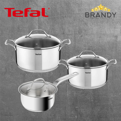 Tefal Intuition 6-Piece Stainless Steel Cookware Set