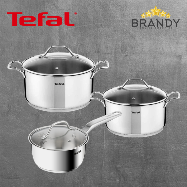 Tefal Intuition 6-Piece Stainless Steel Cookware Set