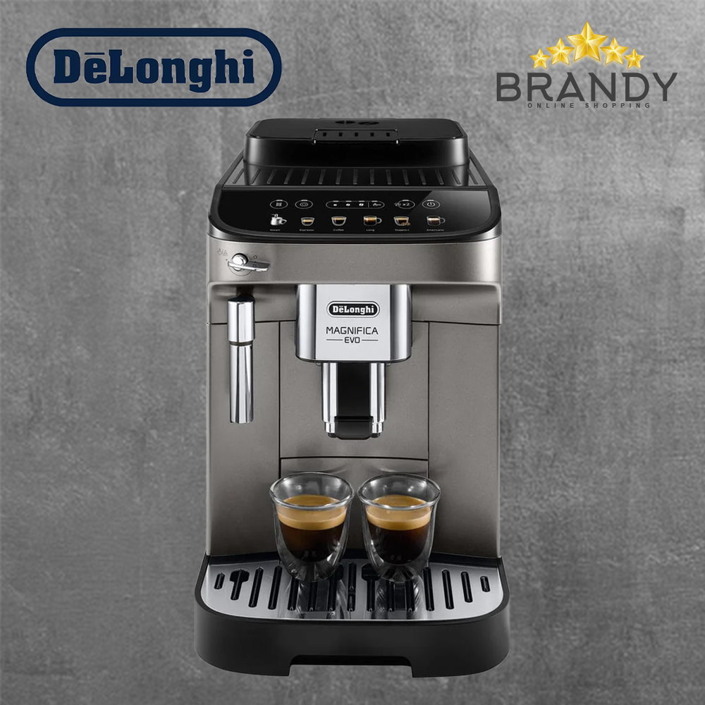 Magnifica Evo Full Automatic Espresso Maker ECAM290.42.TB, Titanium Black, One-Touch Coffee Machine