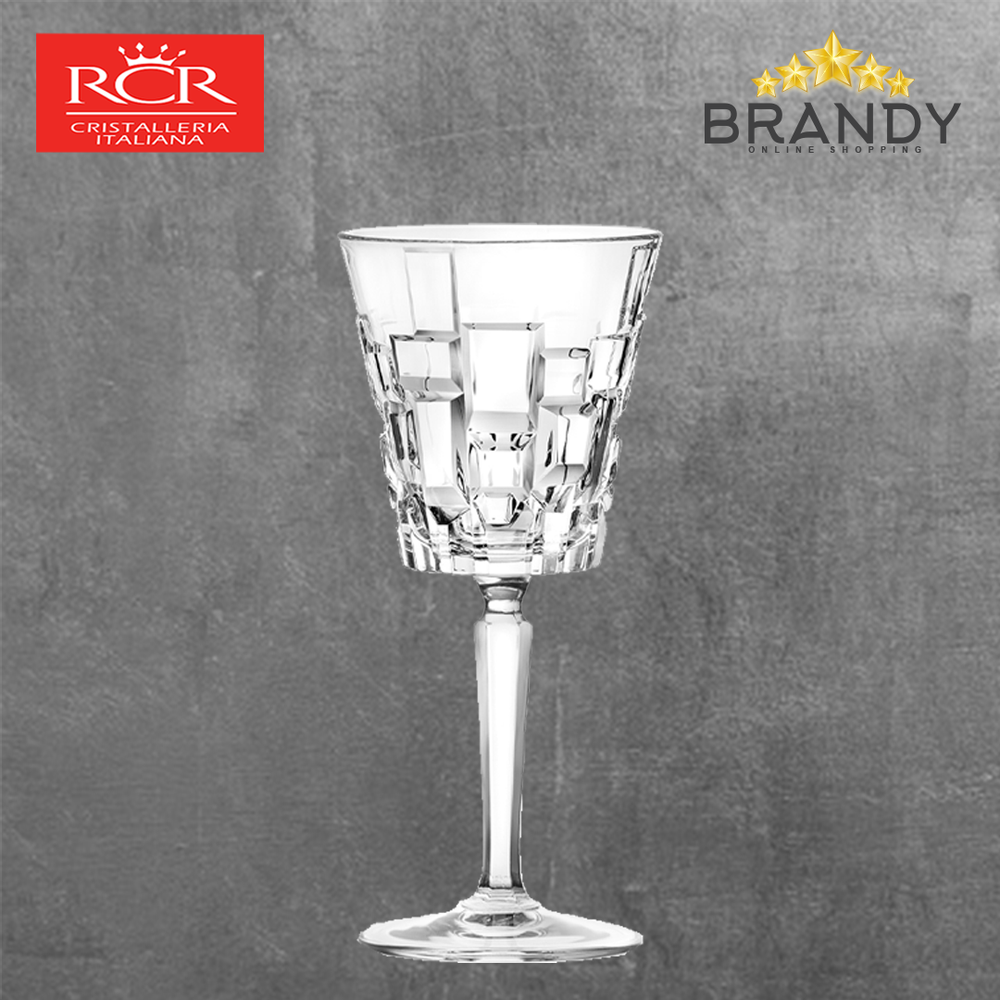 Etna Wine Glasses Set 6pcs, Crystal Glass, Made in Italy