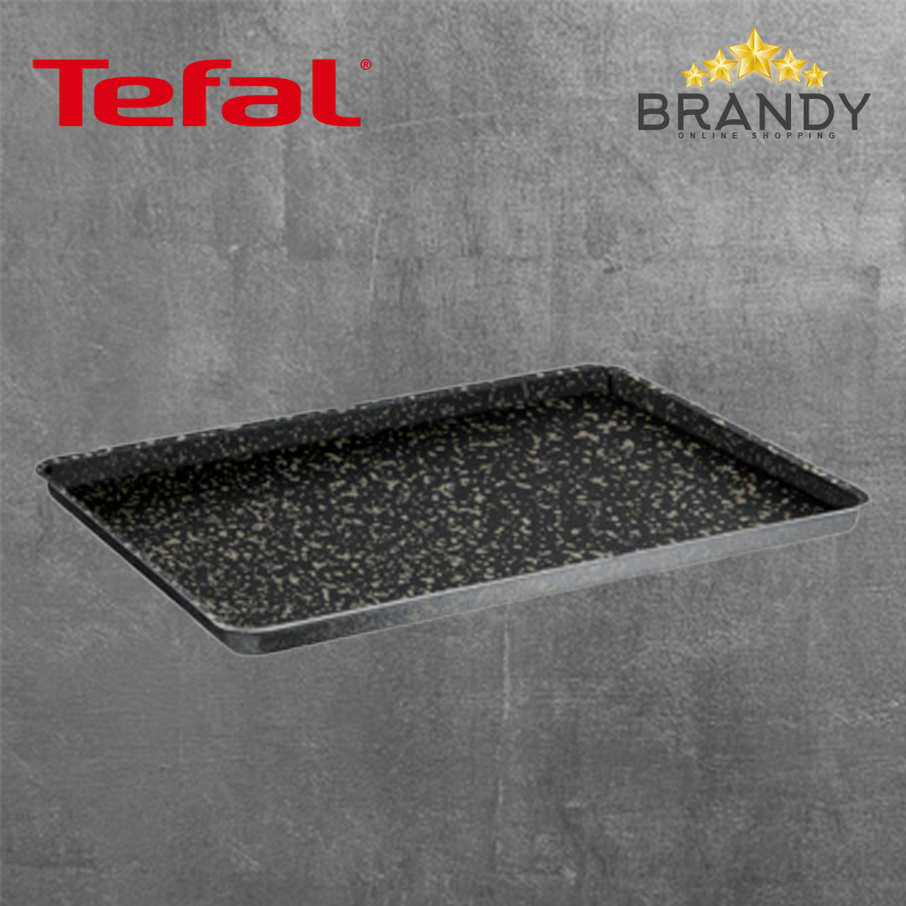 Black Stone Baking Tray 38x28cm Non-Stick Aluminum