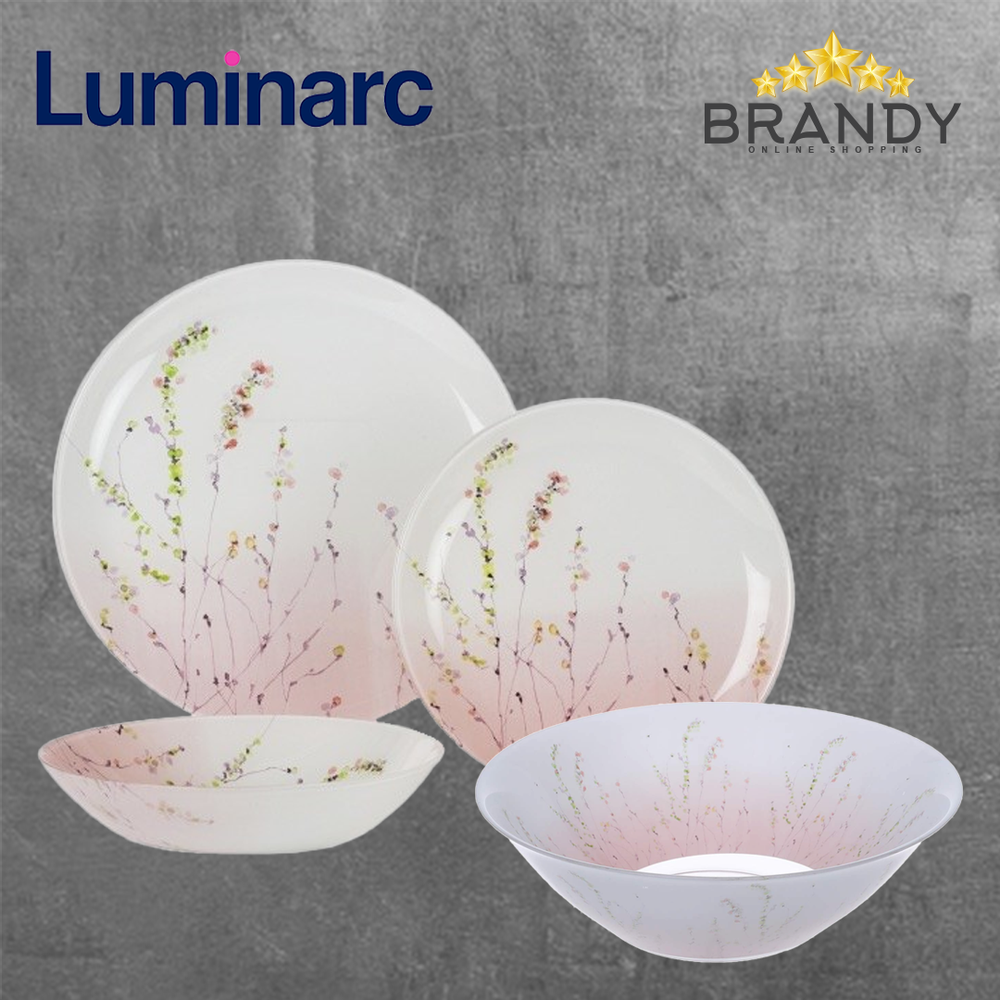Trompette Dinner Set 19pcs - Elegant Glass Tableware