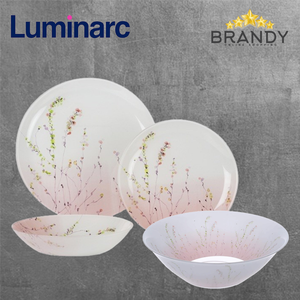 Trompette Dinner Set 19pcs - Elegant Glass Tableware