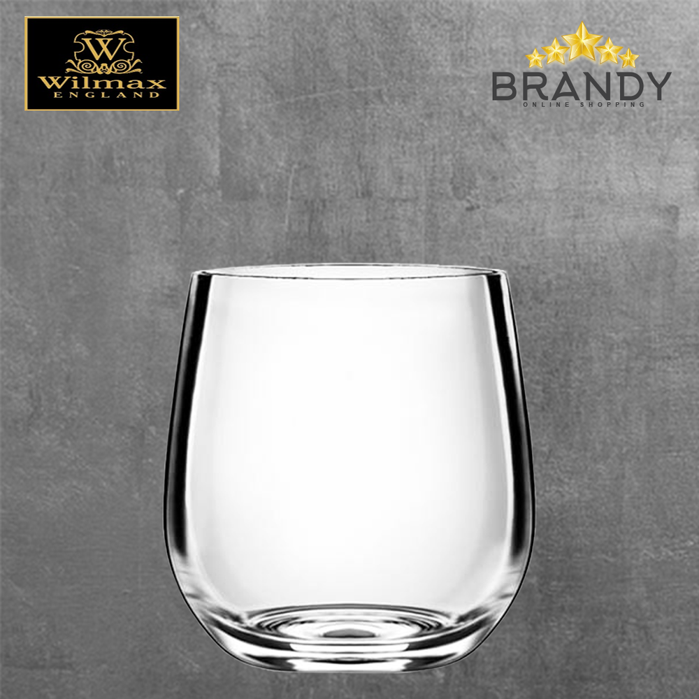 Short Glass Cups Set 6pcs - 370ml Capacity