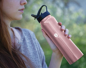 Sport Bottle Pink 500ml Stainless Steel Leakproof Hydration Flask