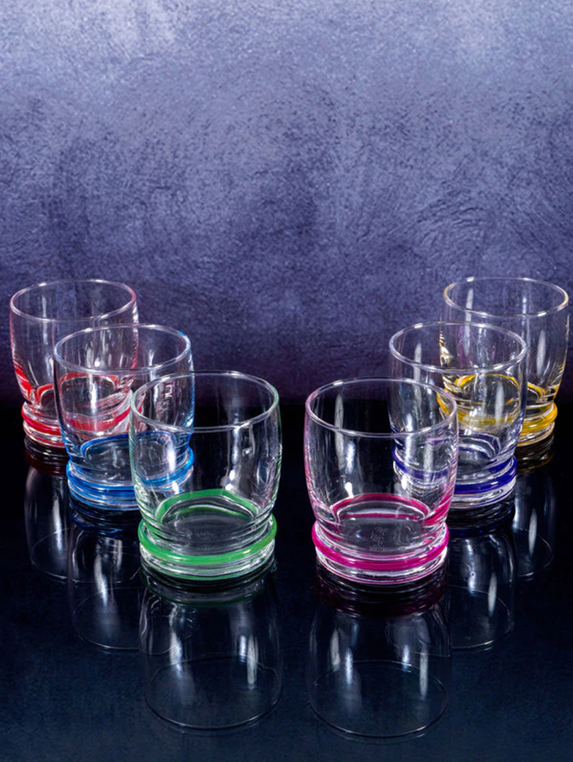 Cortina Colored Short Cups Set 12pcs, 31cl