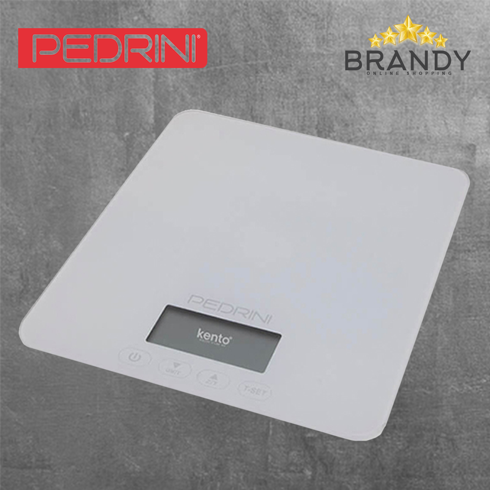 Pedrini Kitchen Scale 5Kg with Glass Surface