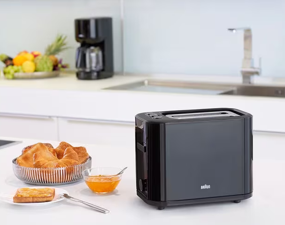 Toaster HT3010BK 2-Slice with 7 Heat Levels