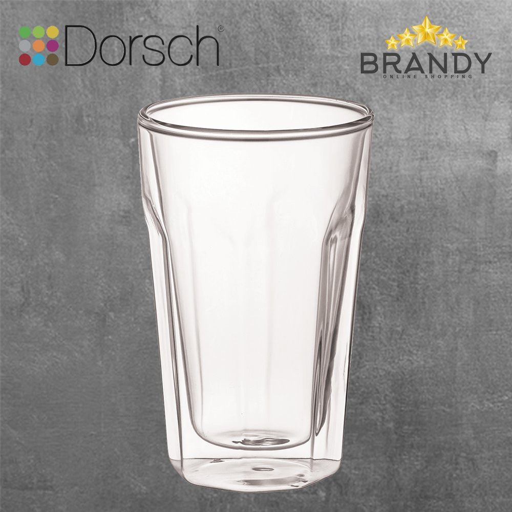 Classic Double Wall Glass Cups Set 2pcs