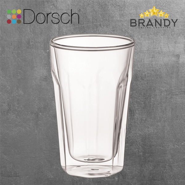 Classic Double Wall Glass Cups Set 2pcs