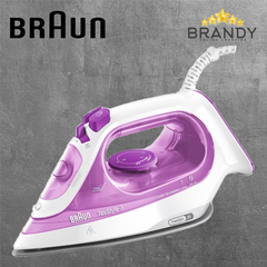 Braun TexStyle 3 SI3030PU Steam Iron 2300W FreeGlide 3D Raspberry-1