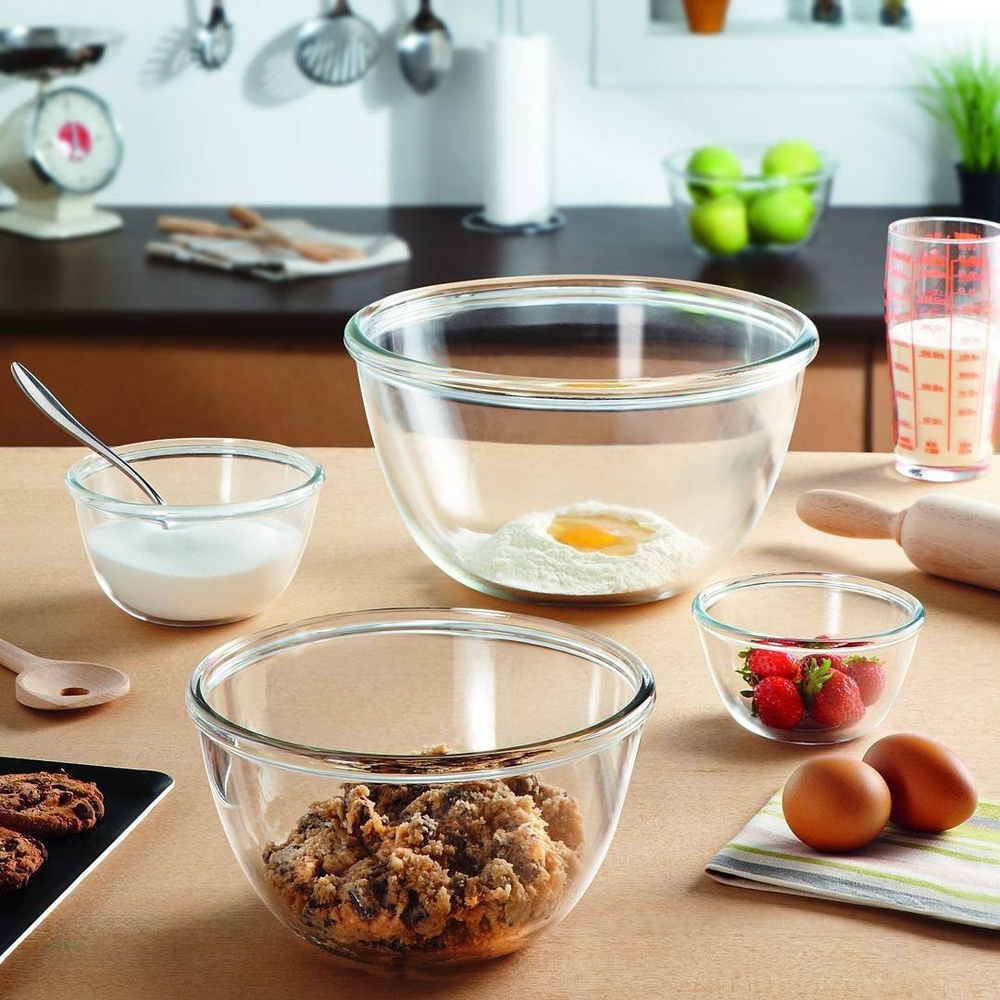 Cocoon Bowl - Glass Serveware, Thermal Shock Resistant