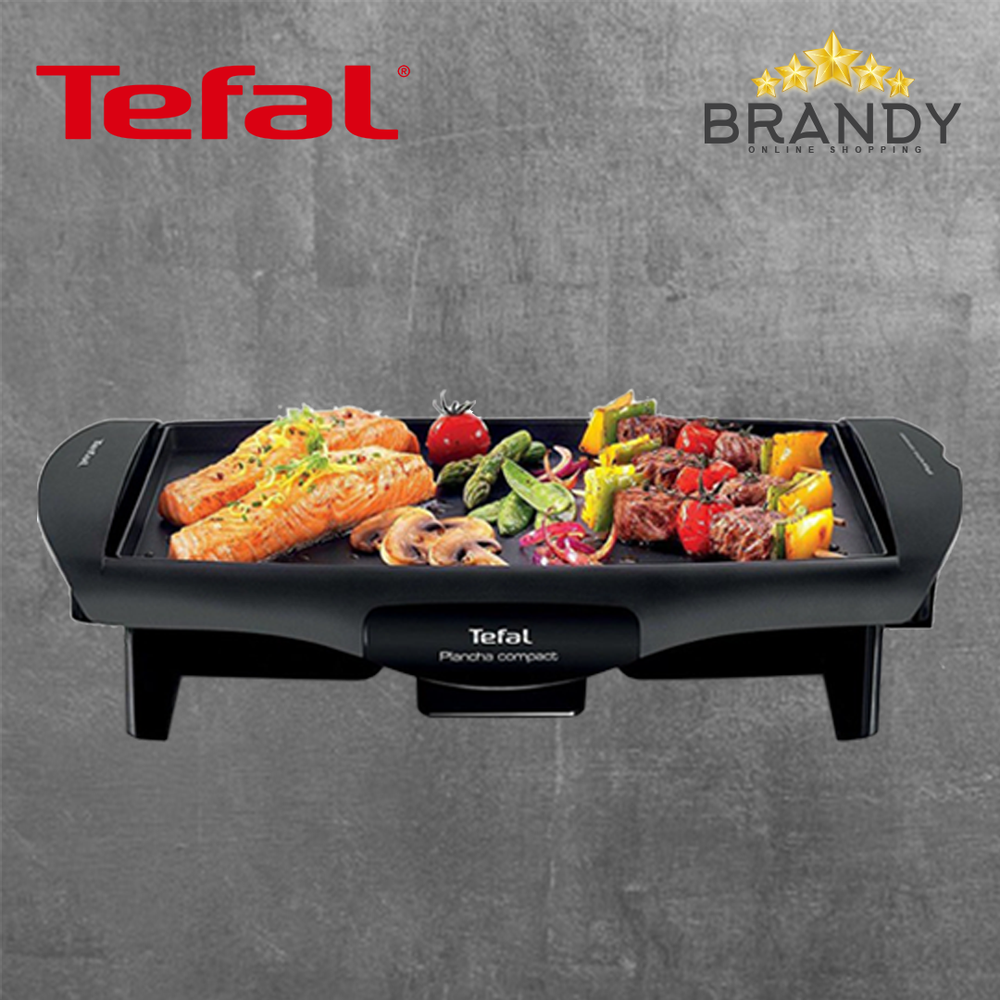 Plancha Compact Grill CB500542 with Adjustable Thermostat