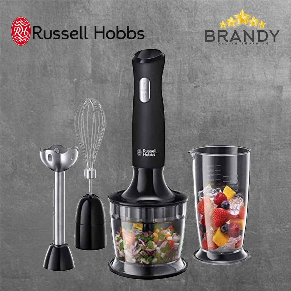 Hand Blender Set 24702 with Stainless Steel Attachments