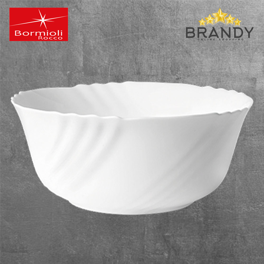 Ebro Salad Bowl 23cm Opal Glass