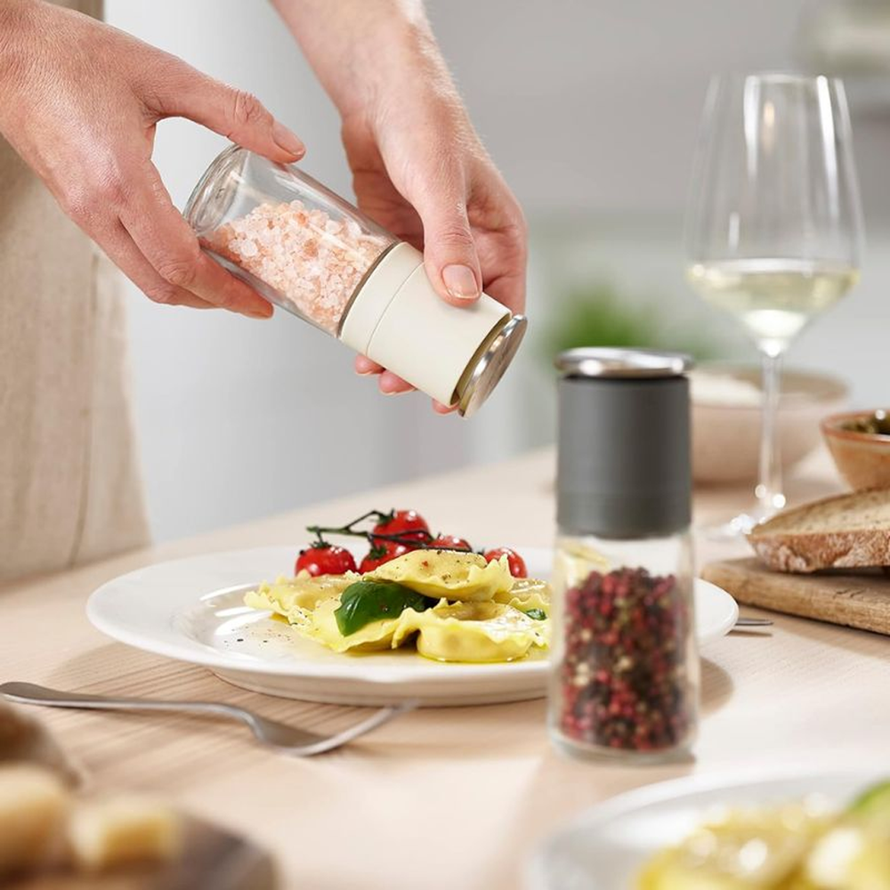 Duo Salt & Pepper Grinders with Adjustable Grinding Size