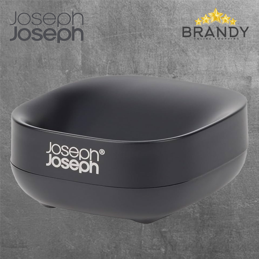 Slim Compact Matt Black Soap Dish