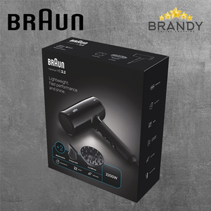 Hair Dryer HD225 2200W with Diffuser & Cold Shot