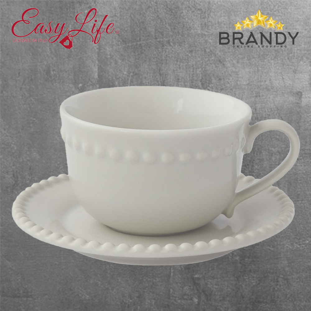 Tiffany Grey Coffee Cups Set 6pcs