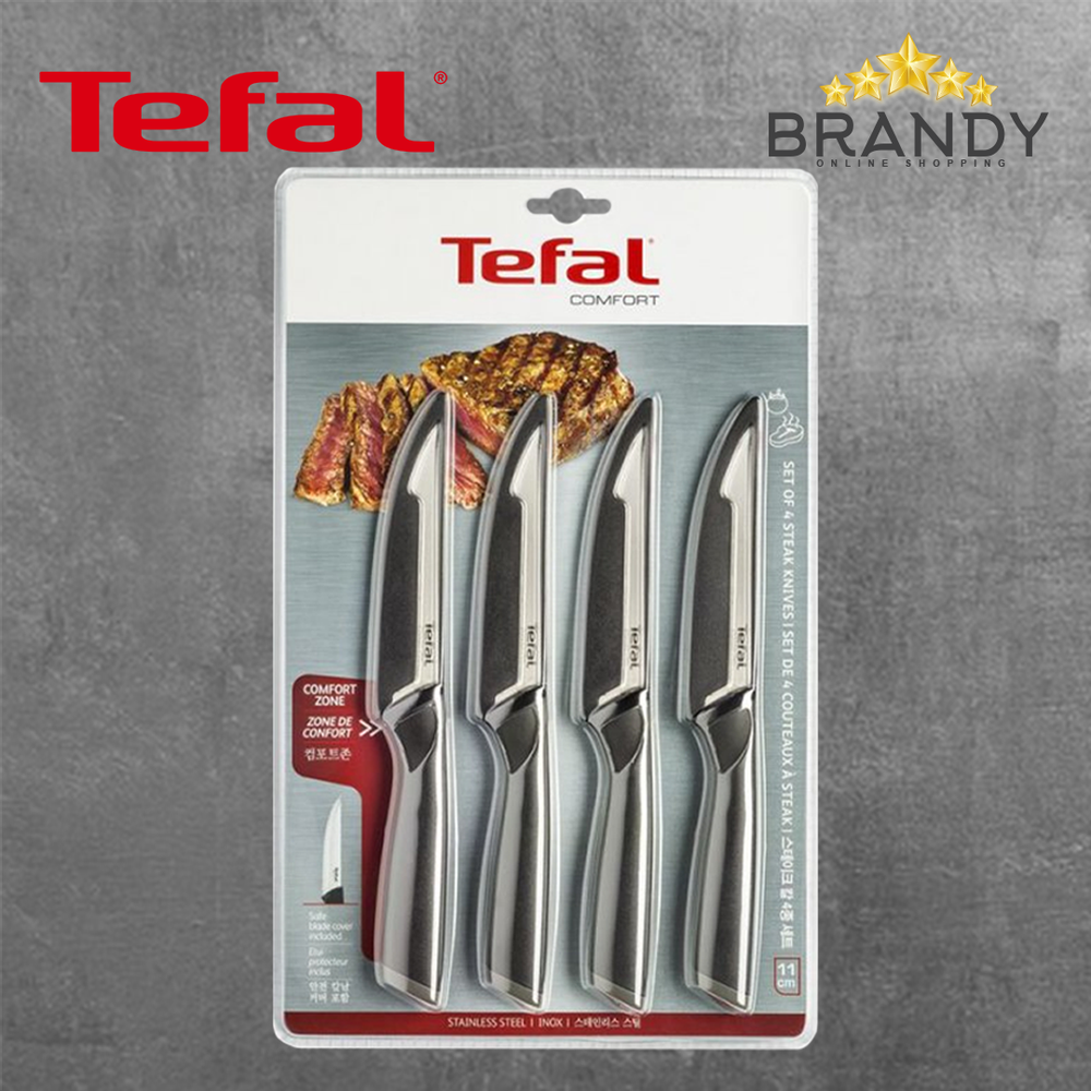Comfort Set 4 Steak Knives with Cover 11cm