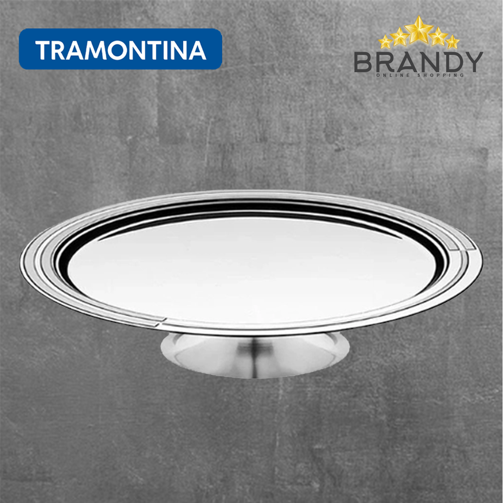 Ciclo Cake Stand, 39cm Stainless Steel Serveware