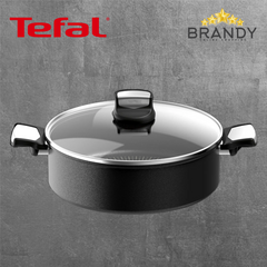 Tefal Unlimited On Shallow Pot 28 cm Titanium 6X Non-Stick, Induction