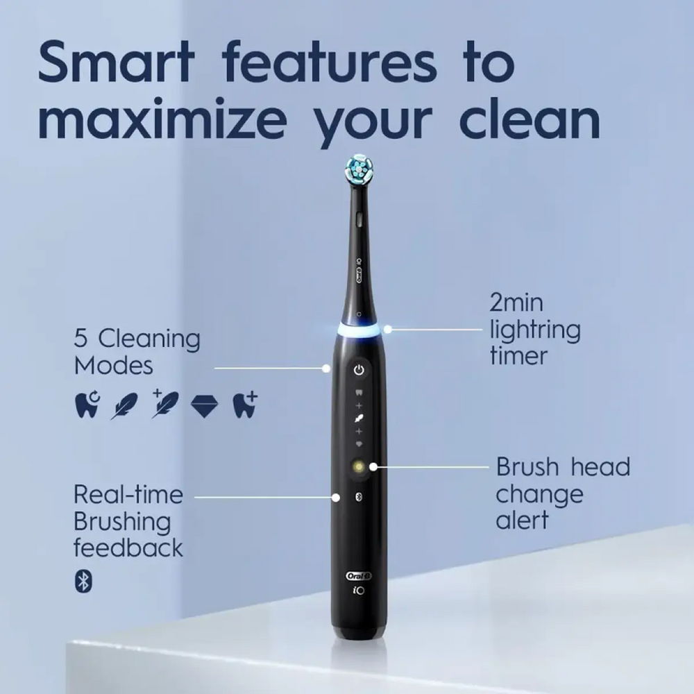 Oral B iO Series 5 Electric Toothbrush 5 Cleaning Modes G5.2Q6.2K