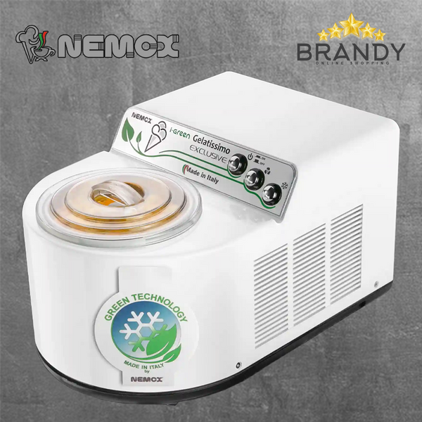 Nemox Gelatissimo Exclusive i-Green 1.5 Liters with Compressor White