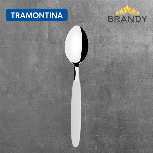 Tramontina Ipanema Dinner Spoon Set 12-Piece Stainless Steel White