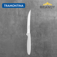 Tramontina Ipanema 12pc Steak Knife Set 5" Stainless Steel White
