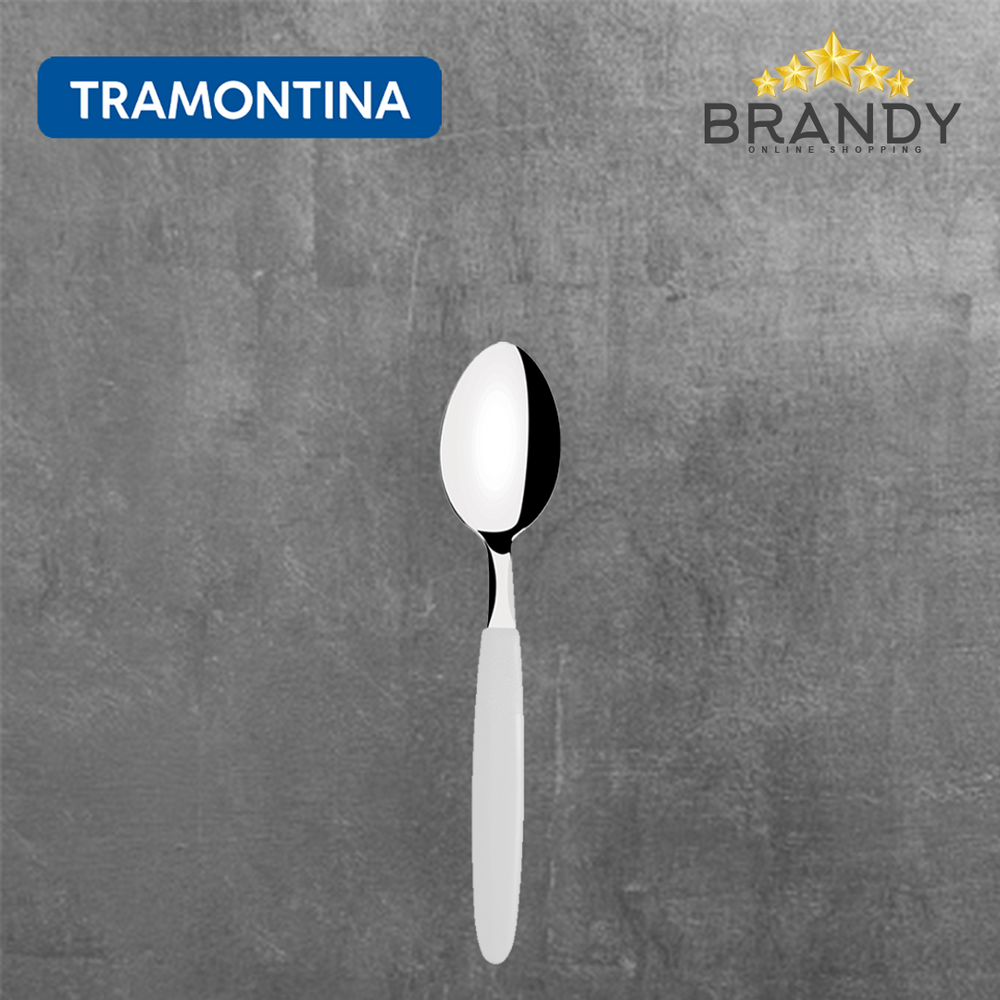 Ipanema White Dessert Spoons Set 12pcs Stainless Steel