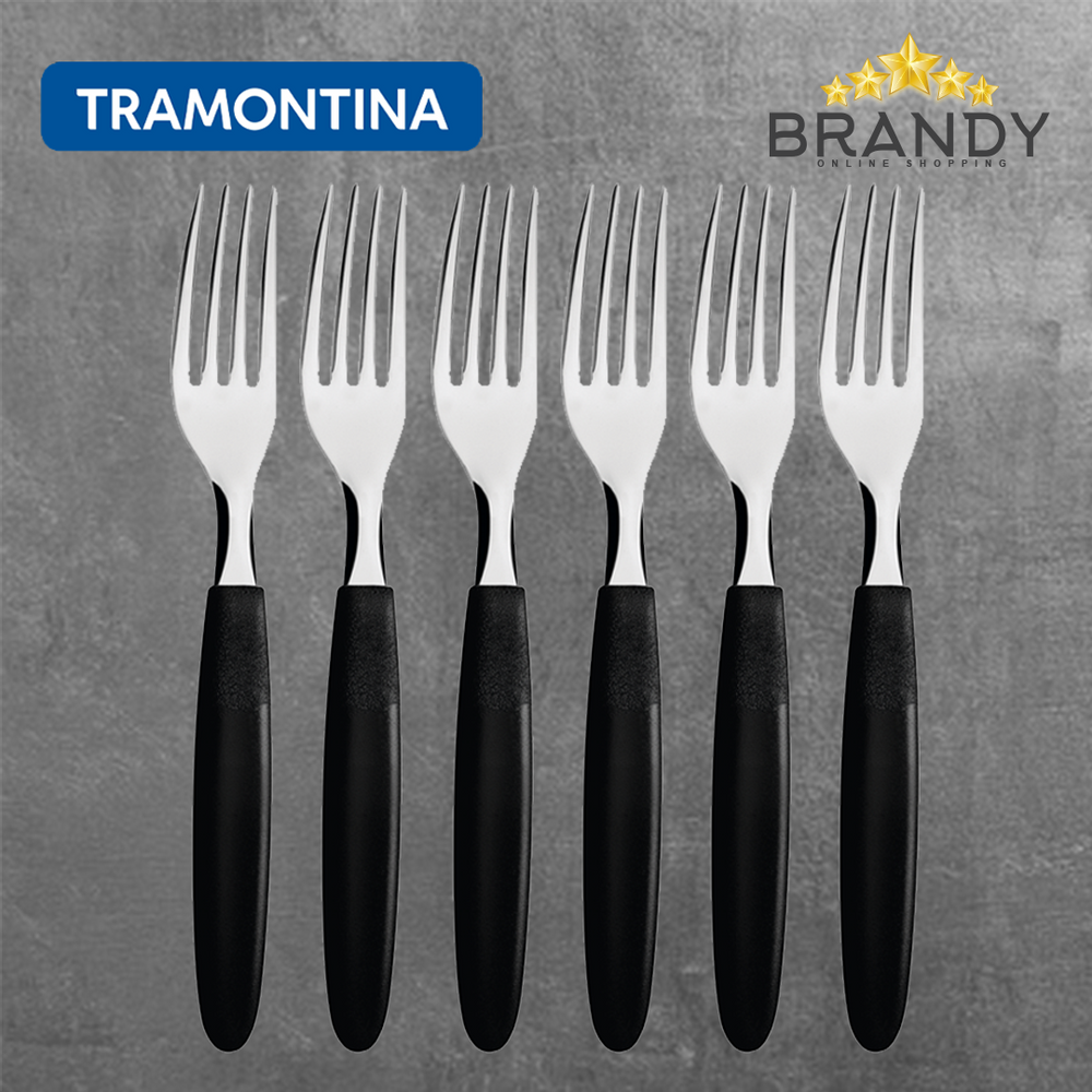 Ipanema Black Forks Set 12pcs Stainless Steel