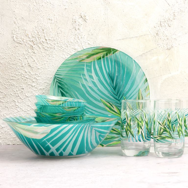 Luminarc Simply Crazifolia 46-Piece Dinner Set Q1820