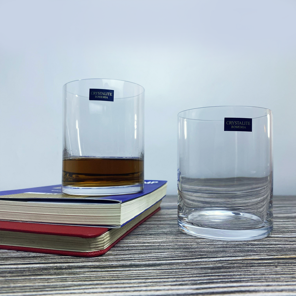 Larus Short Crystal Glass Cups Set 6pcs
