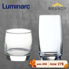 Luminarc Vigne Glass Tumblers 32cl & 35cl Set 24pcs