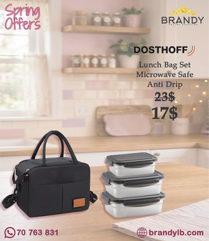 Dosthoff Lunch Bag Set 20.5x15.5x18.5cm XF1254-2
