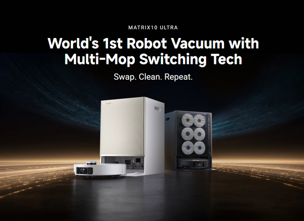 Dreame Robot Vacuum Cleaner Matrix10 Ultra White Multi Mops 30,000Pa