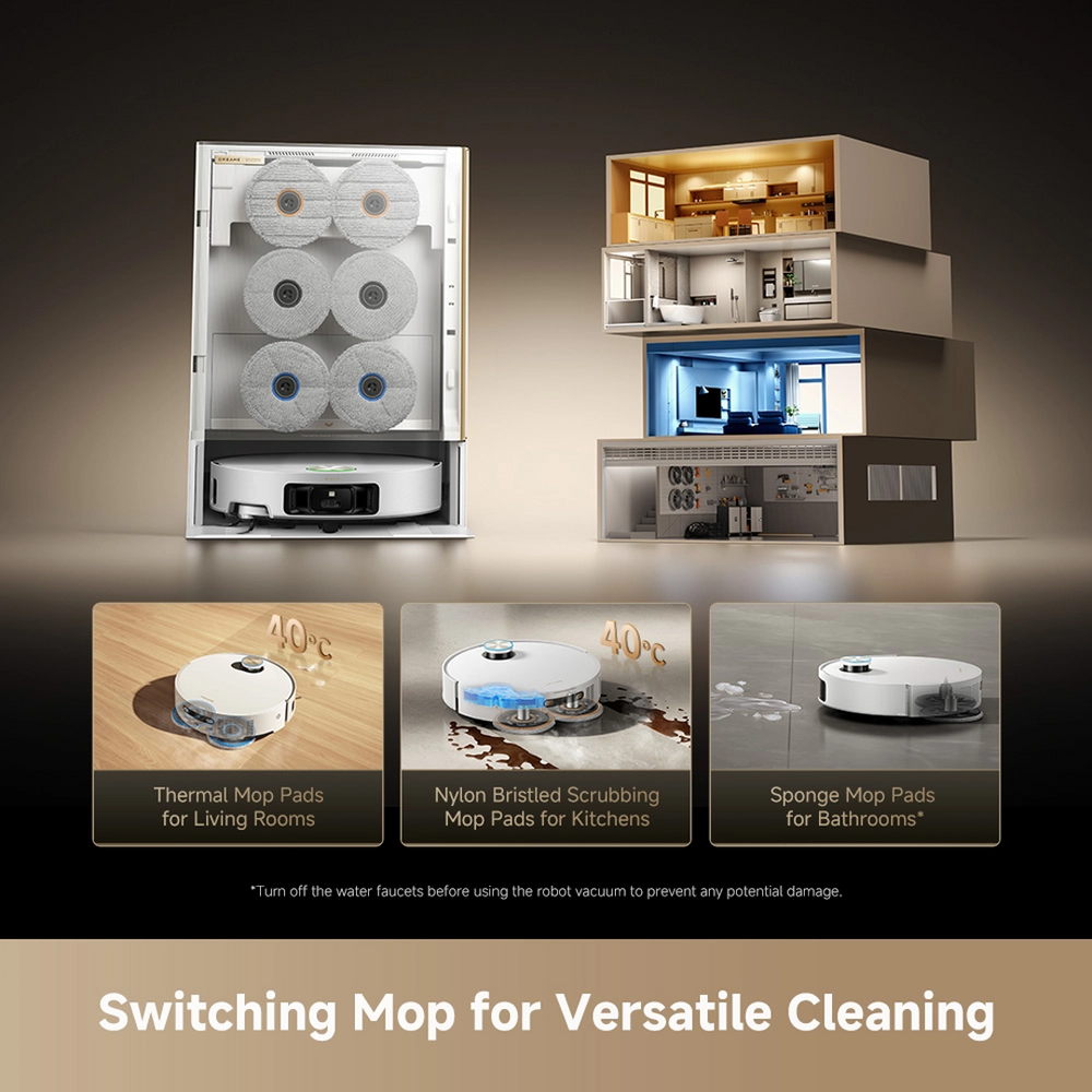 Dreame Robot Vacuum Cleaner Matrix10 Ultra White Multi Mops 30,000Pa-1