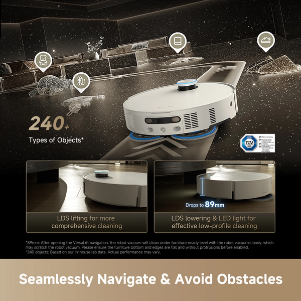 Dreame Robot Vacuum Cleaner Matrix10 Ultra White Multi Mops 30,000Pa