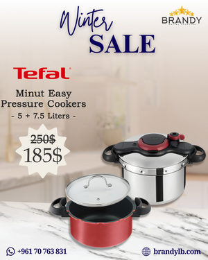 Clipso Minut Easy Pressure Cooker Set 5L + 7.5L